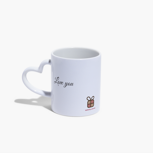 Heart Handle - Christmas Mug
