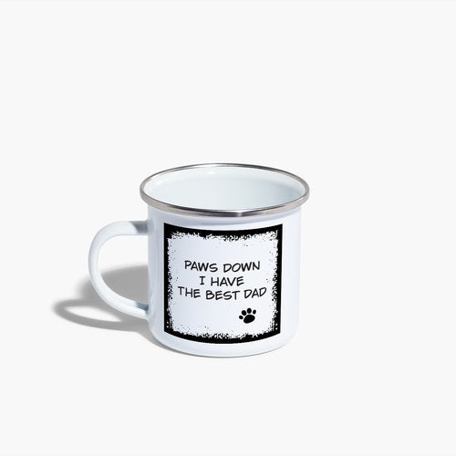 Dog Dad - Enamel Camping Mug
