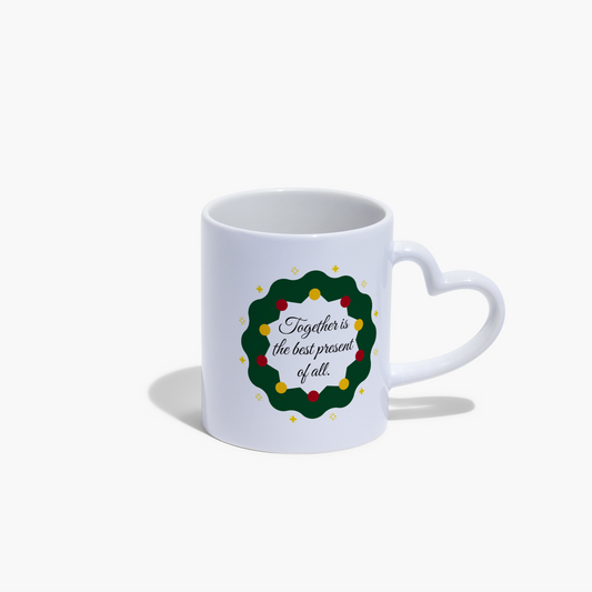 Heart Handle - Christmas Mug