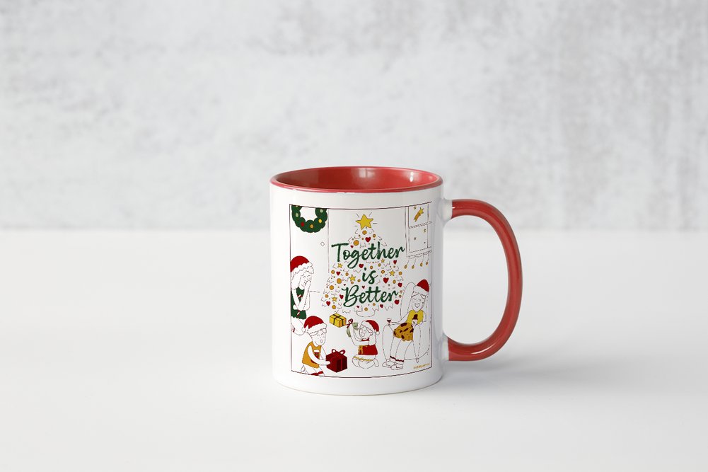 Christmas Mug - Together is Better theme