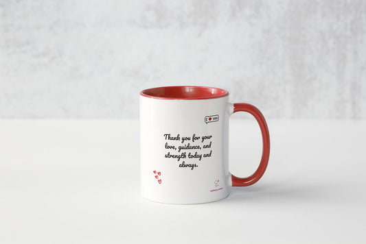 Dad's Special Mug with a message